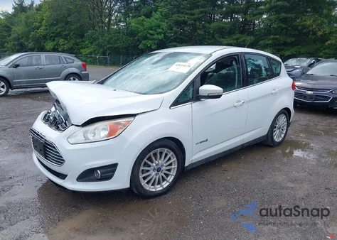 2013 Ford C-Max Hybrid Sel из США, поврежденный, VIN 1FADP5BUXDL526639